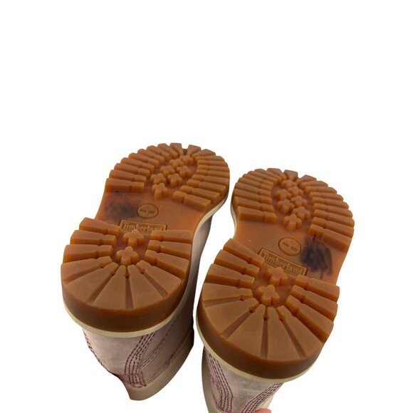 Timberland Toddler Boys Nubuck Boots Size‎ 6 Beige Lace-Up - Picture 7 of 7